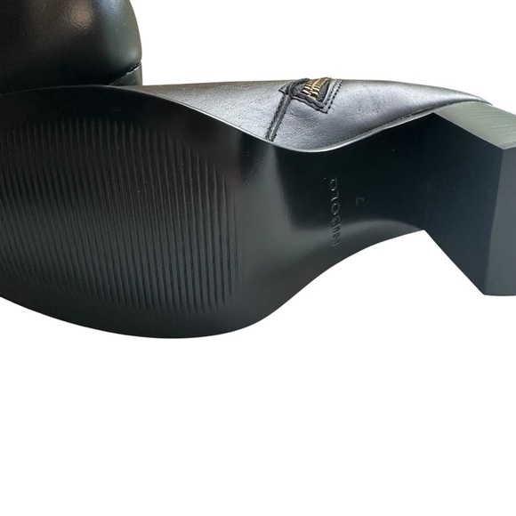 Nisolo 100% Leather Women's Lia Heeled Bootie Black Size 7 NIB - Picture 8 of 9